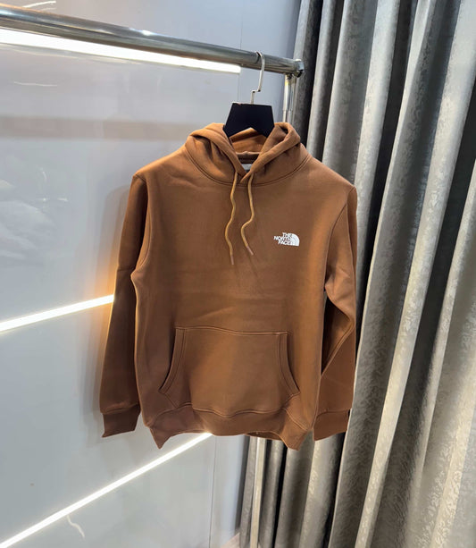 The North Face Brown Printed Imported Hoodie
