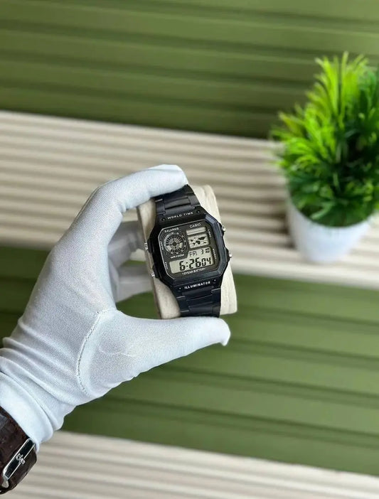 Casio illuminator metal black