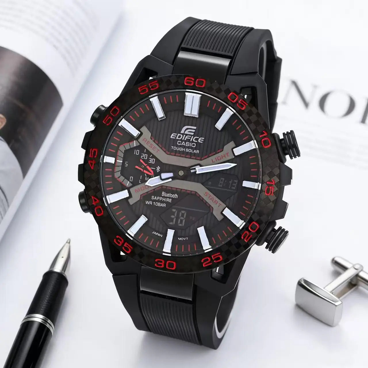 CASIO EDIFICE LEATHER BHLT AIIW