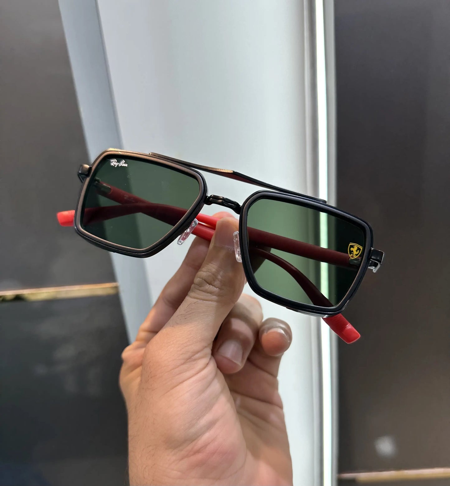 RayBan Ferrar i All Black Premium Shades 06
