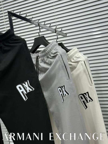 Arman i Exchange Black Logo Patch Imported Trackpant With Carry Bag