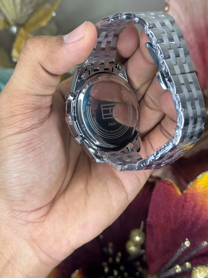 Tommy Hilfige r Silver Blue Chronograph Premium Watch