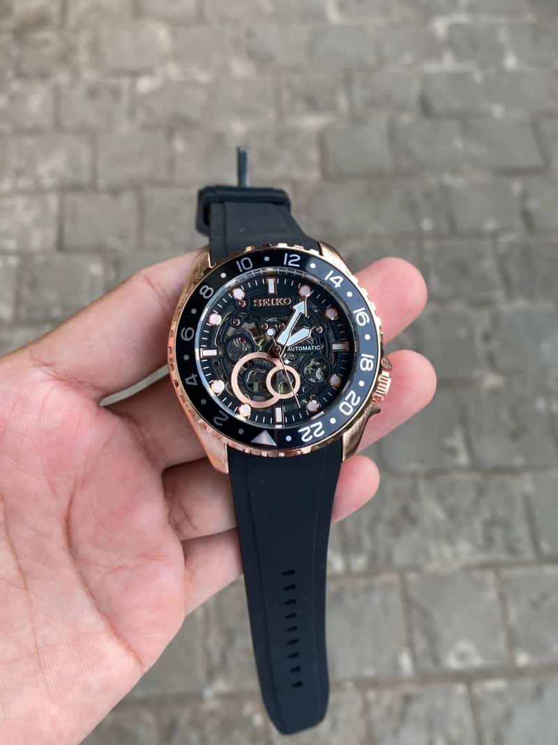 Seiko Automatic black copper