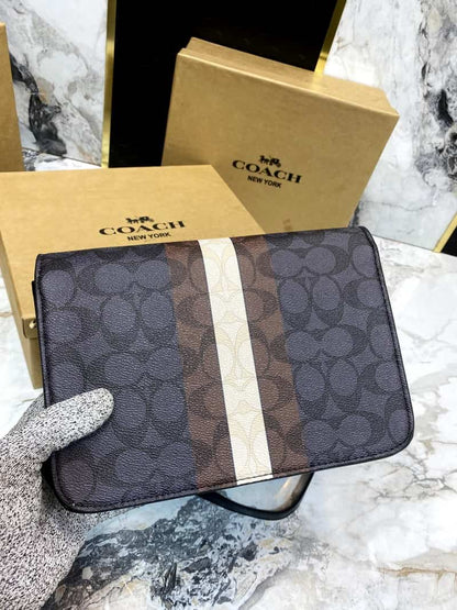 COAC_H Signature Fold-over Cross Body Bag with Box 602