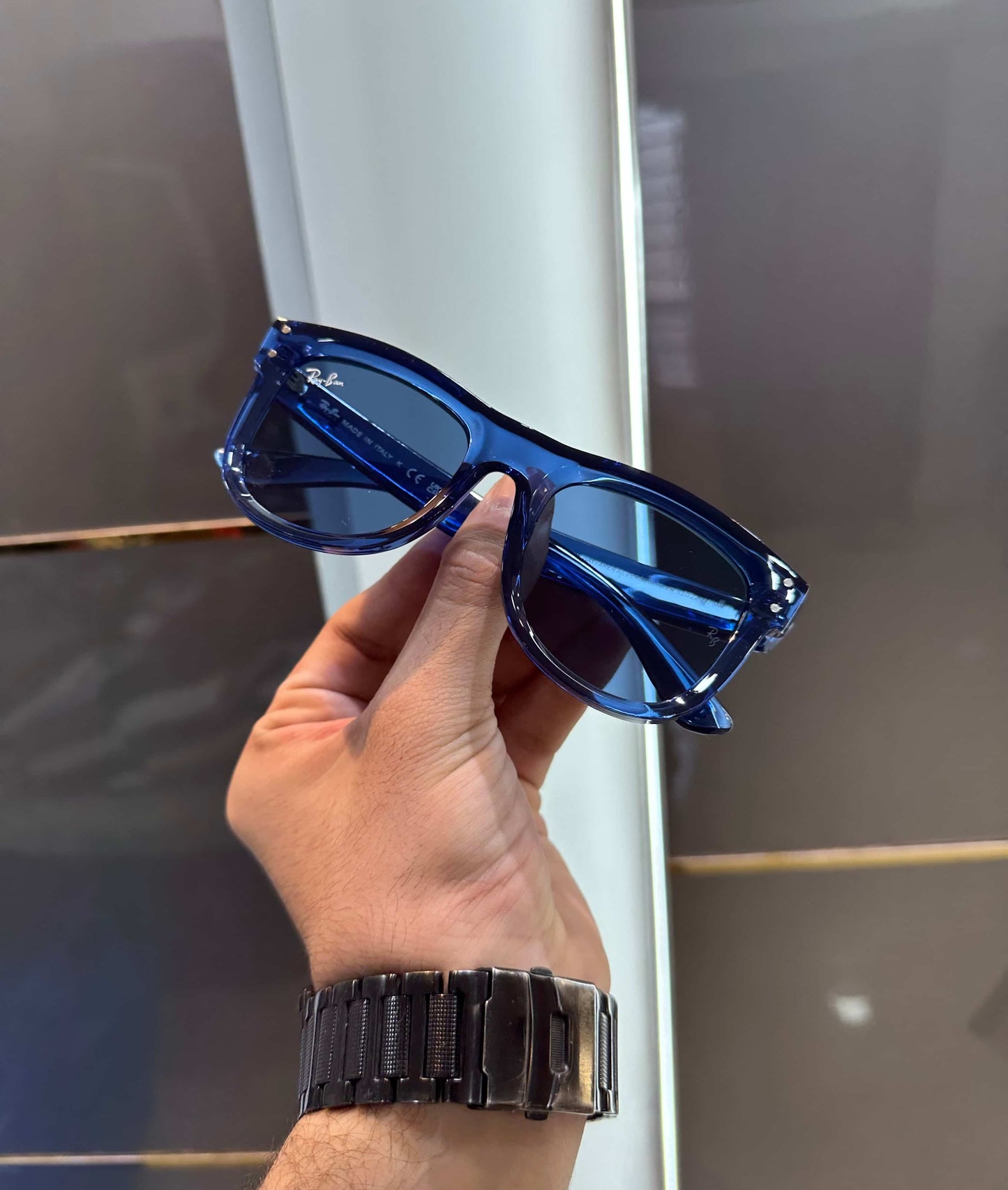 Ray Ban All Blue Premium Shades 0502