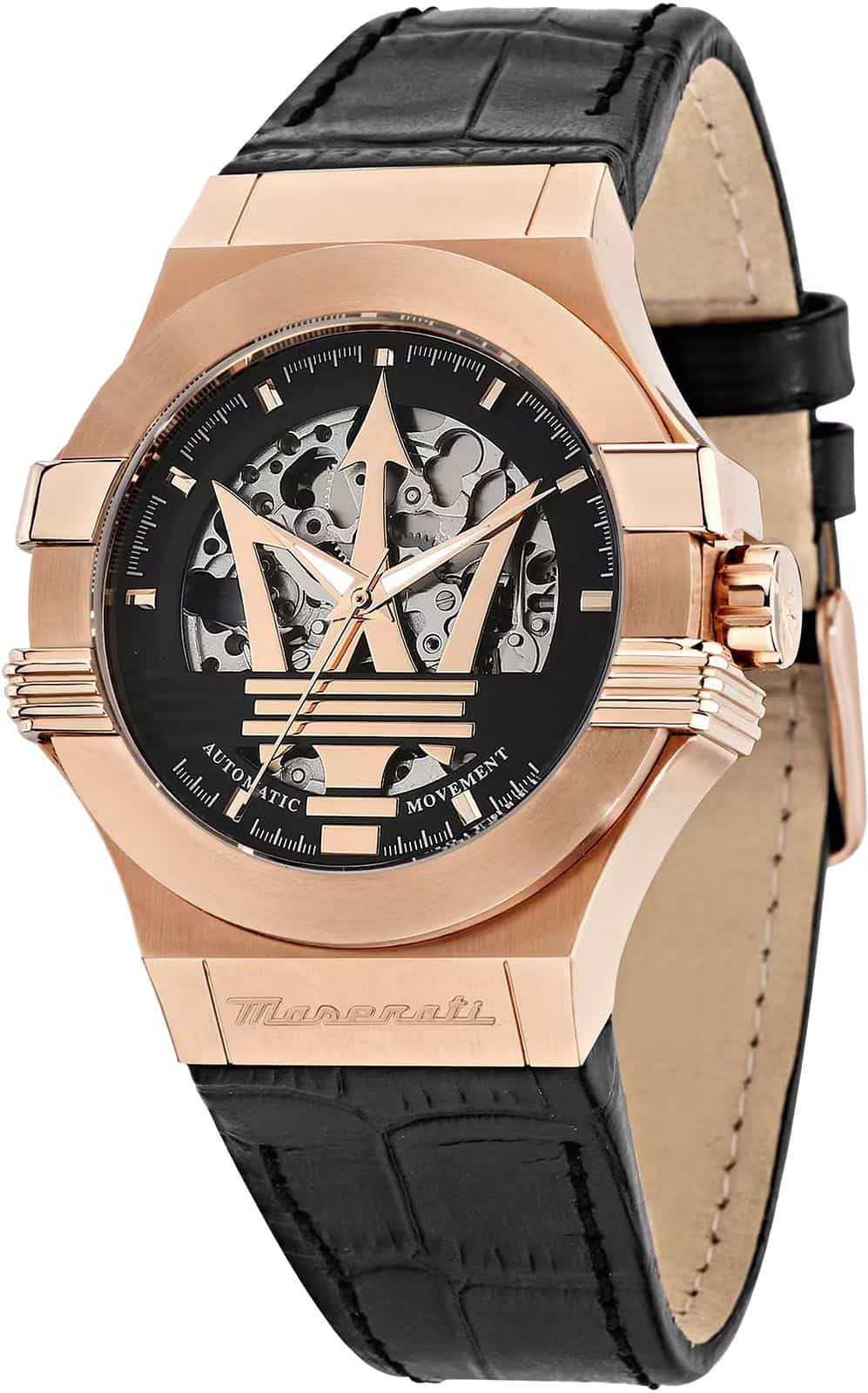 MASERATI LEATHER BELT AUTO