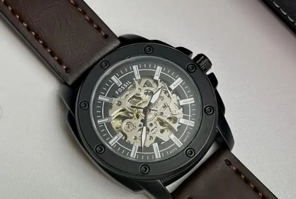 Fossil_l leather automatic