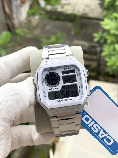 Casio AE1200 illuminator metal