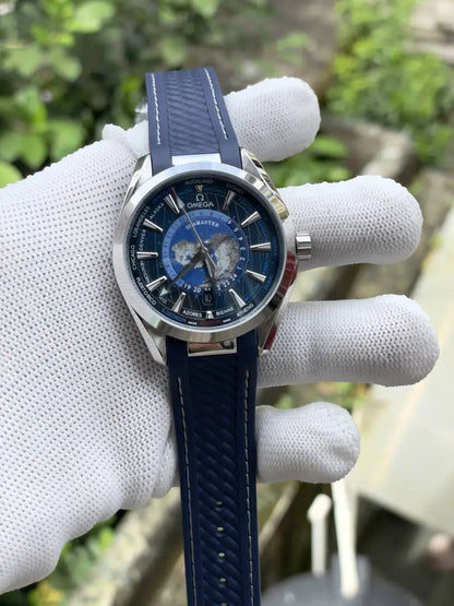 Omeg_a seamaster worldmap automatic