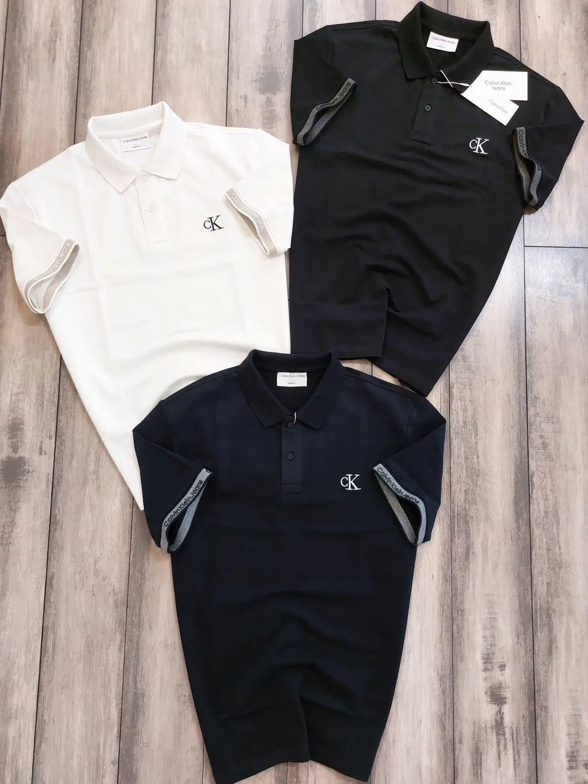 Calvin  Klein White Premium Polo T-Shirt