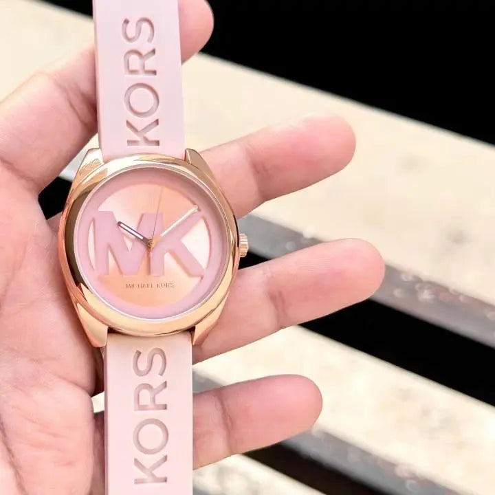 MICHAEL KORS JANELLE PINK WITH VALENTINE GIFT BOX