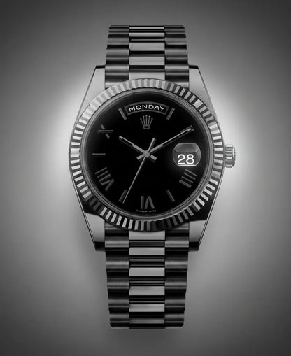 R0lex Day Date 40mm Matte Black