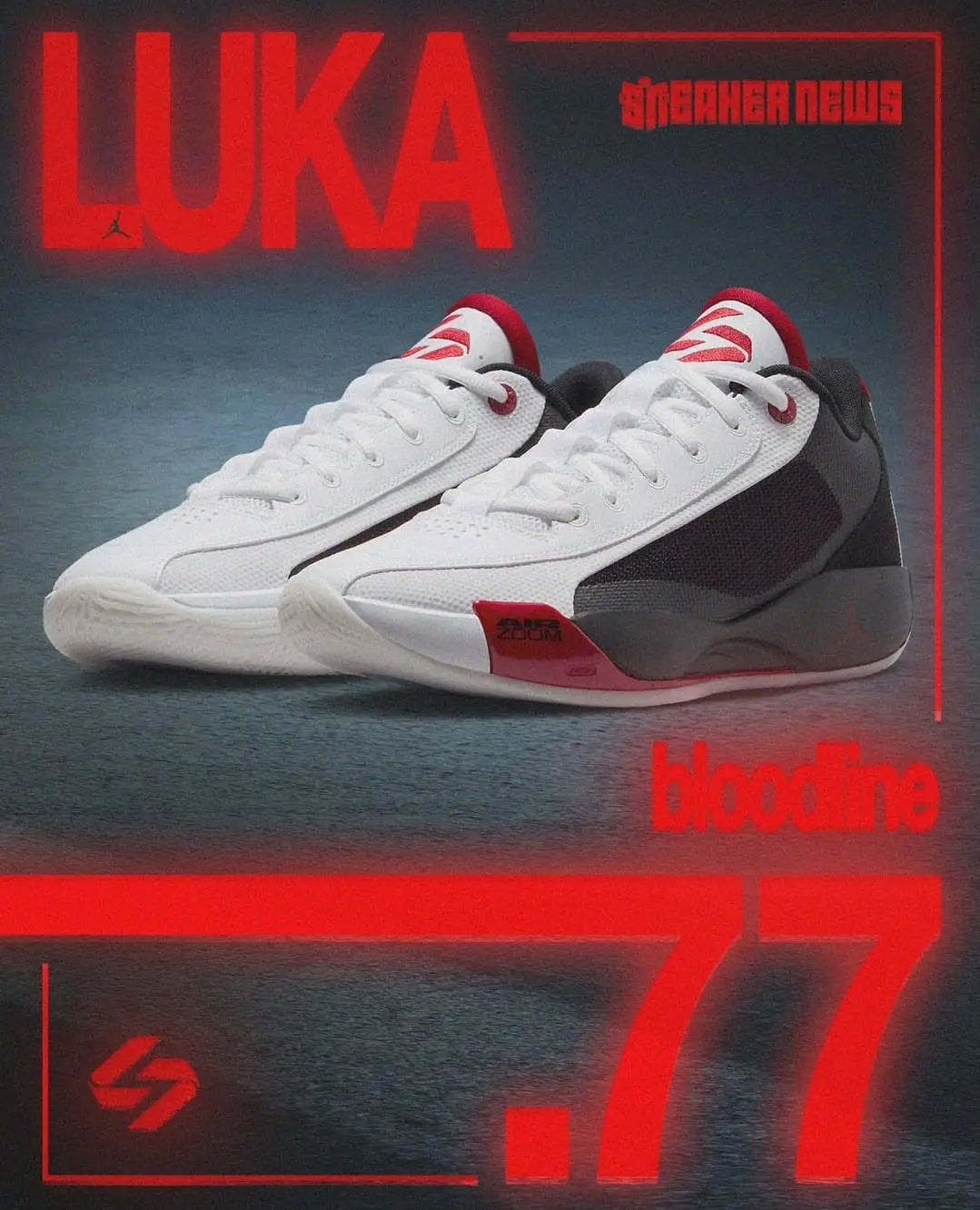 Nike Air Jordan LUKA 77 BLOODLINE BASKETBALL SHOES