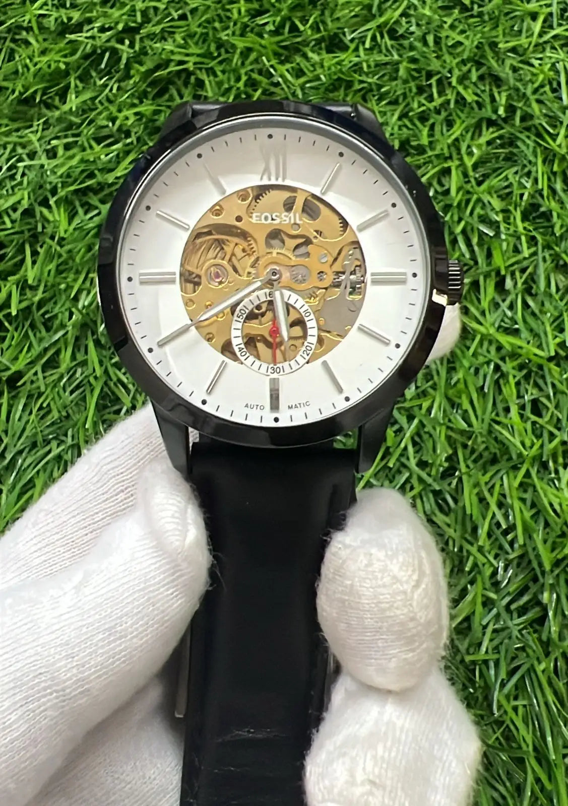 FOSSIL LEATHER BELT AUTO