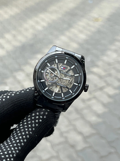 Tommy Hilfiger Black Automatic Chain
