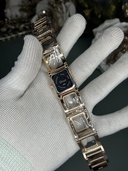 Dio r Bracelet Rose Gold Green Premium Ladies watch