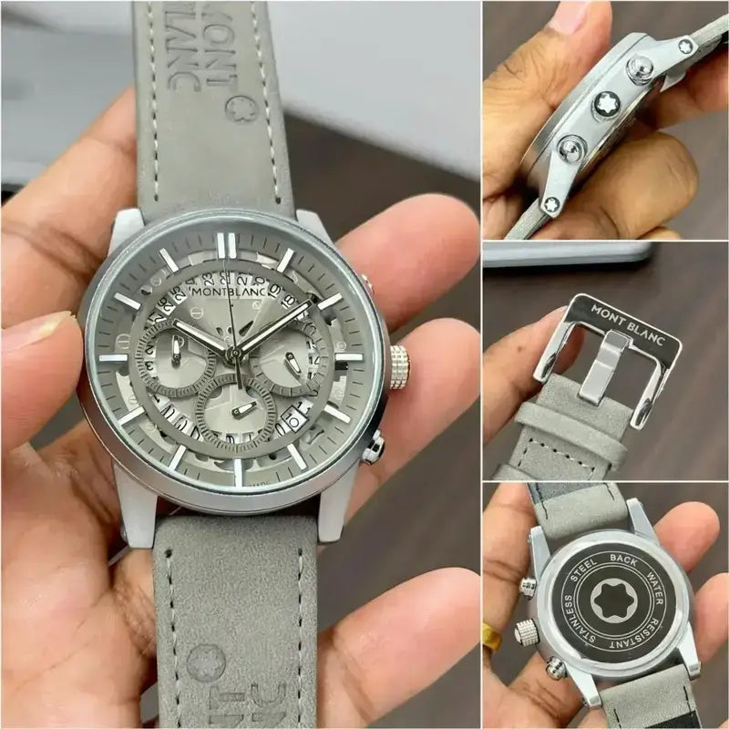 MONT BLANC LEATHER BELT AIIW