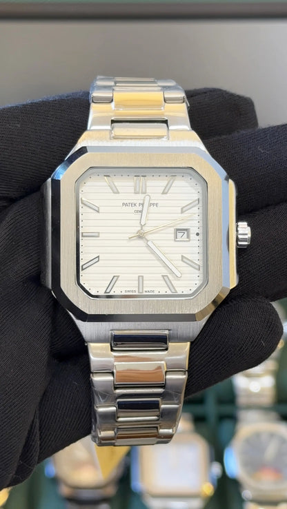 Patek Phillip Cubitus Chain Silver/
