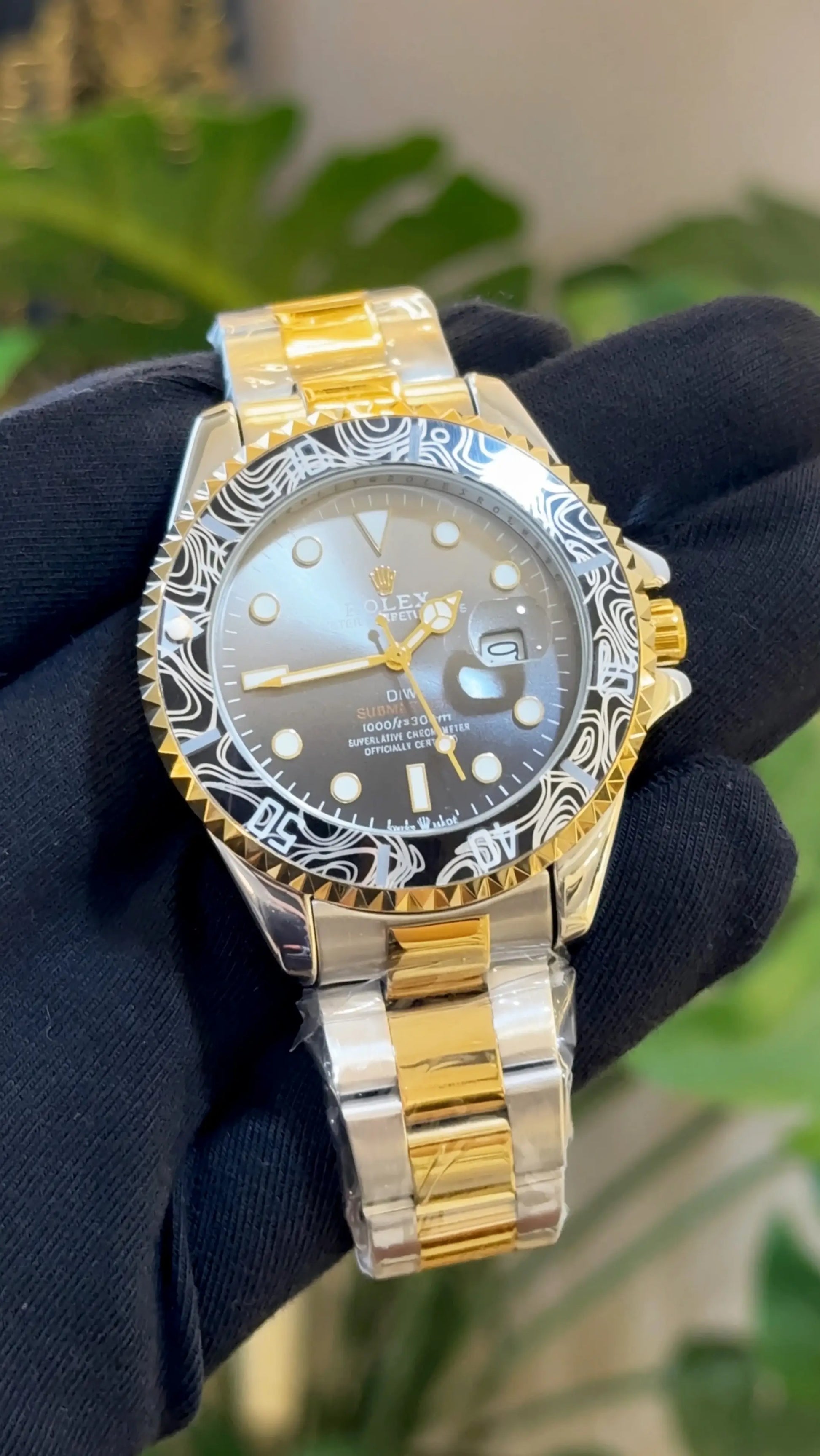 Rolex DiW Submariner heavy shift movement