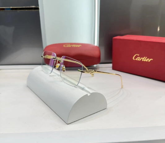 Cartier Jaguar Gold Premium Glasses 3080