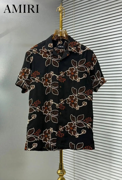 Amiri Black Designer Premium Shirt