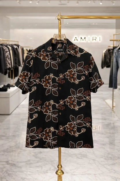 Amiri Black Designer Premium Shirt