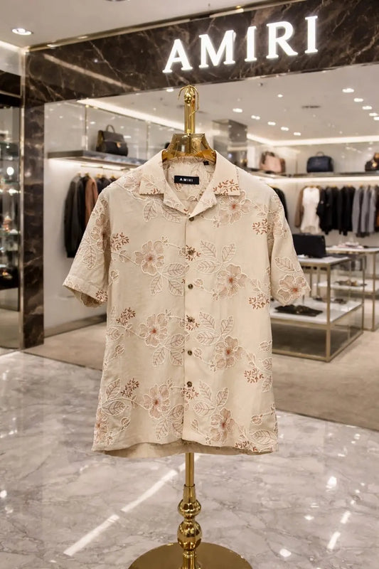 Amiri Cream Designer Premium Shirt