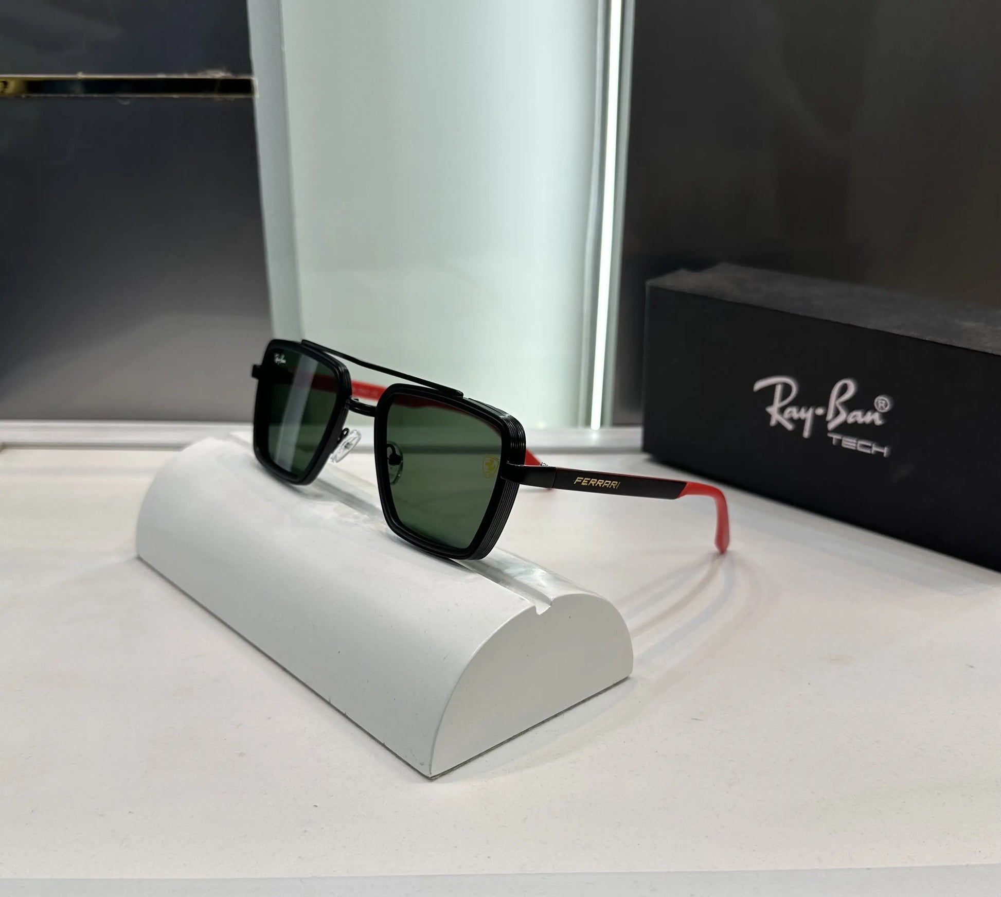 RayBan Ferrar i All Black Premium Shades 06