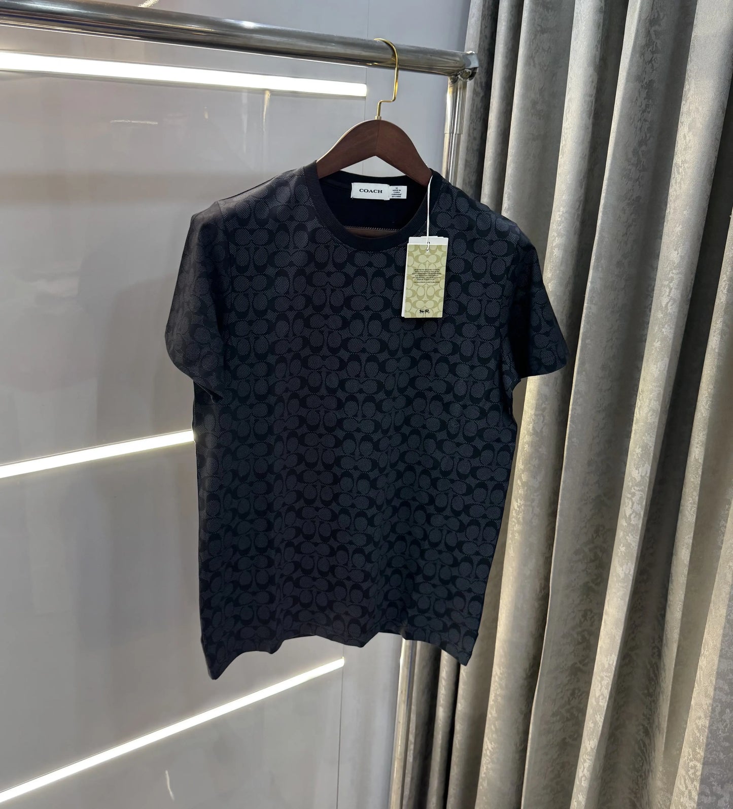 Coach Black Monogram Premium T-Shirt