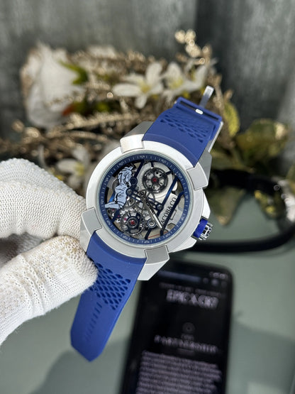 Jacob&Co. Cr7 Silver Blue Quartz Premium Watch