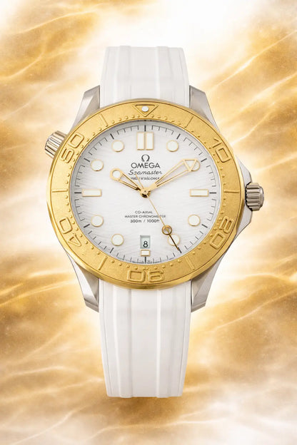 Omega Seamaster Diver 300M White Gold