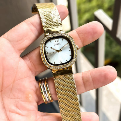 GUESS_LADIES_GOLD_WHITE