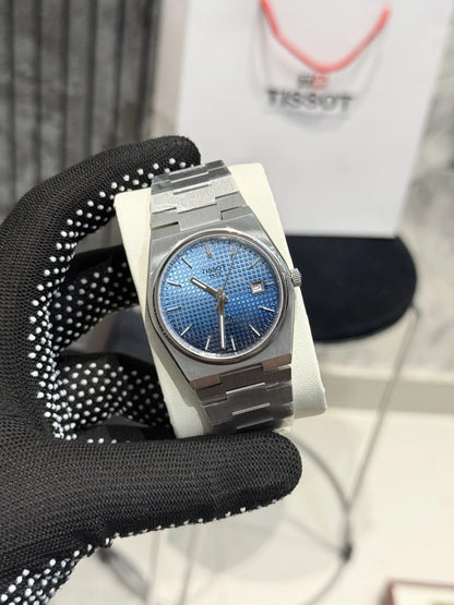 Tissot PRX Automatic Back Open Shaded Blue