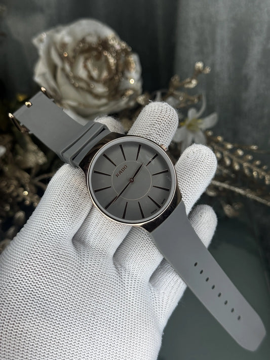 Rado Copper Grey Silicon Strap Premium Watch