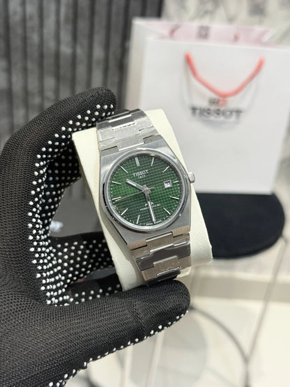 Tissot PRX Automatic Back open Forest Green