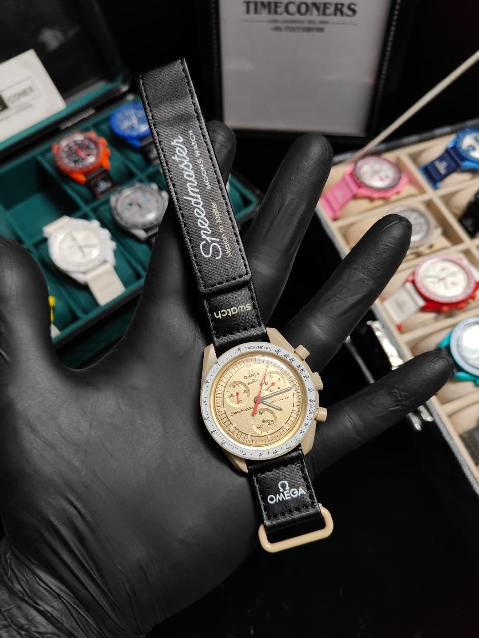 Swatch X Omega Bioceramic Moonswatch Mission To Jupiter With Kit