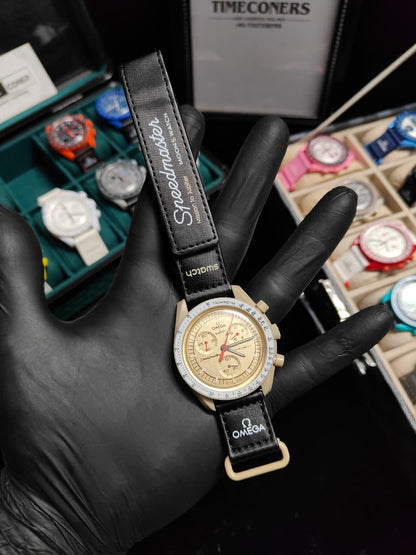 Swatch X Omega Bioceramic Moonswatch Mission To Jupiter With Kit