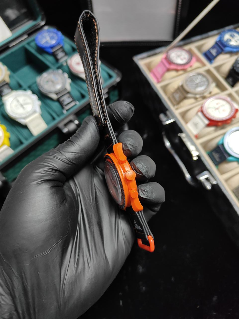 Swatch X Omega Bioceramic Moonswatch Mission To The Moon Mars With Kit